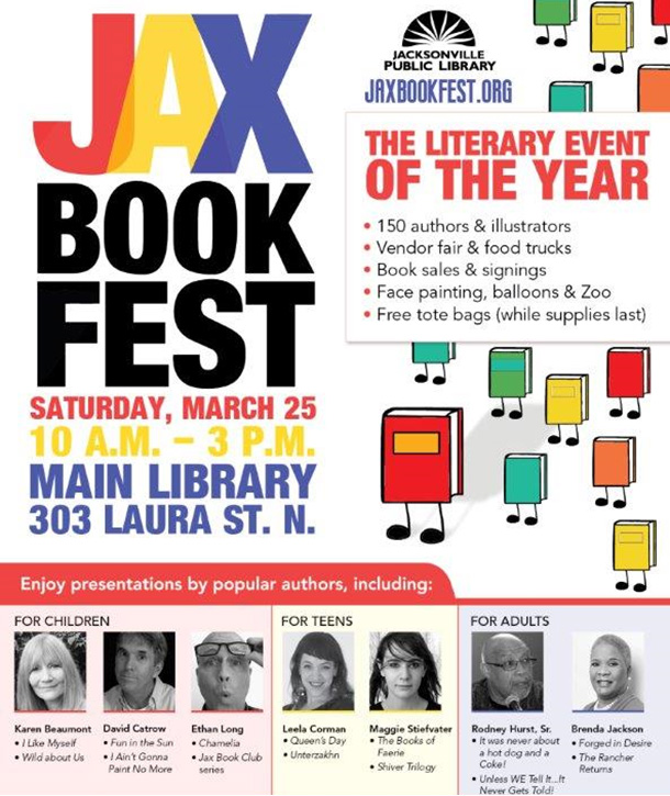 Saturday, March 25th JAX BOOK FEST